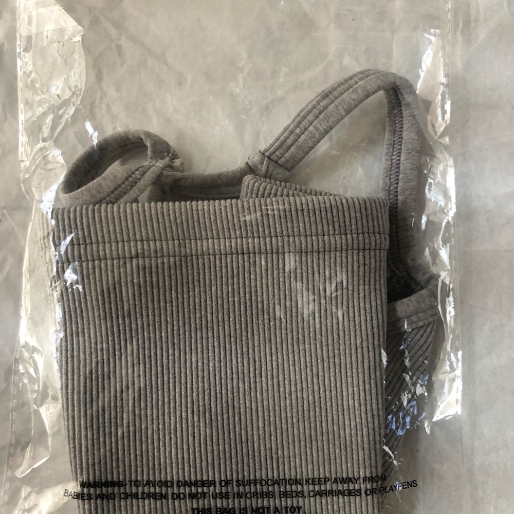 NWOT Free People Movement Grey tank top. Size XS. - Picture 8 of 9